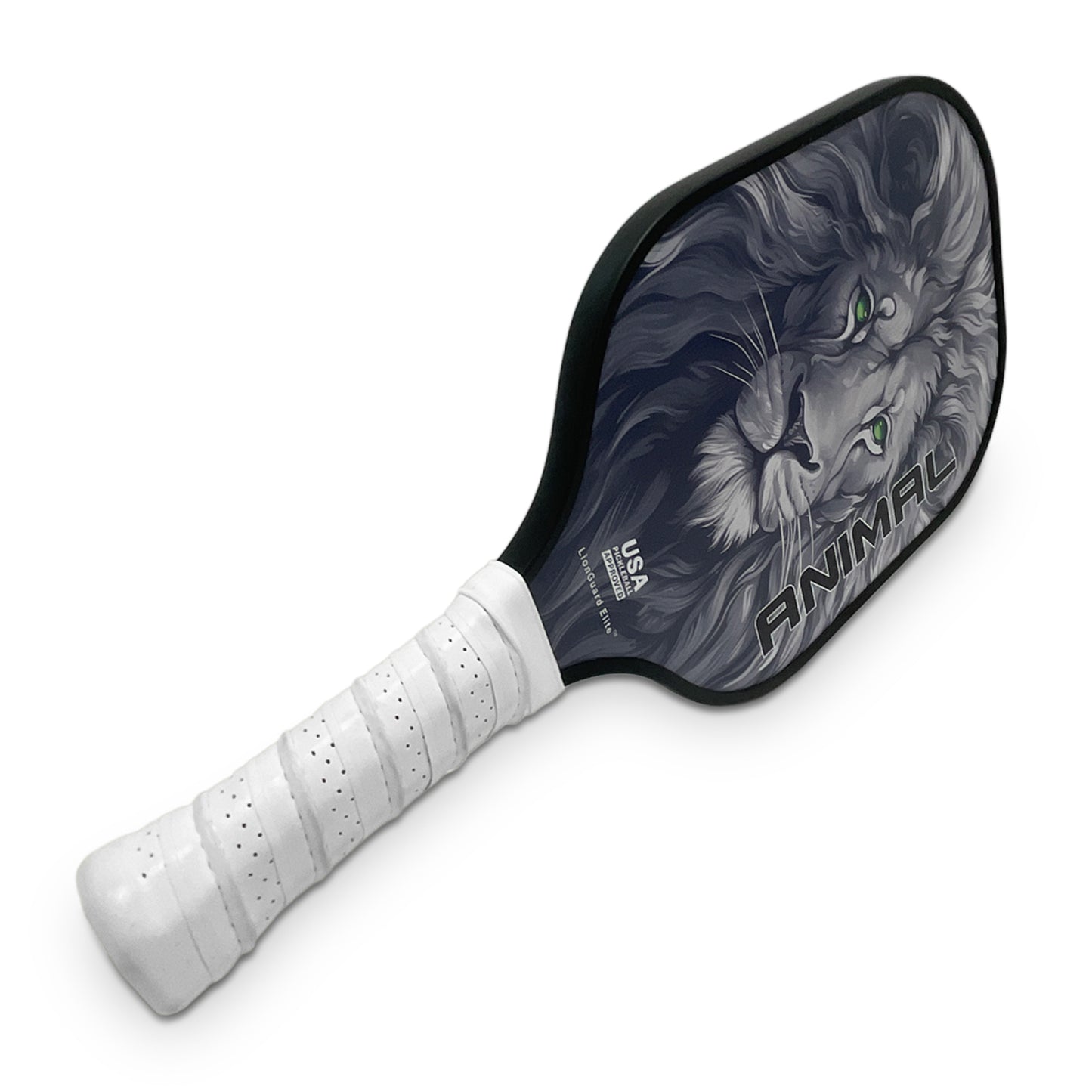 Animal Sports Pickleball Paddle, Carbon Fiber with Honeycomb Core, USAPA Approved, LionGuard Elite Paddle